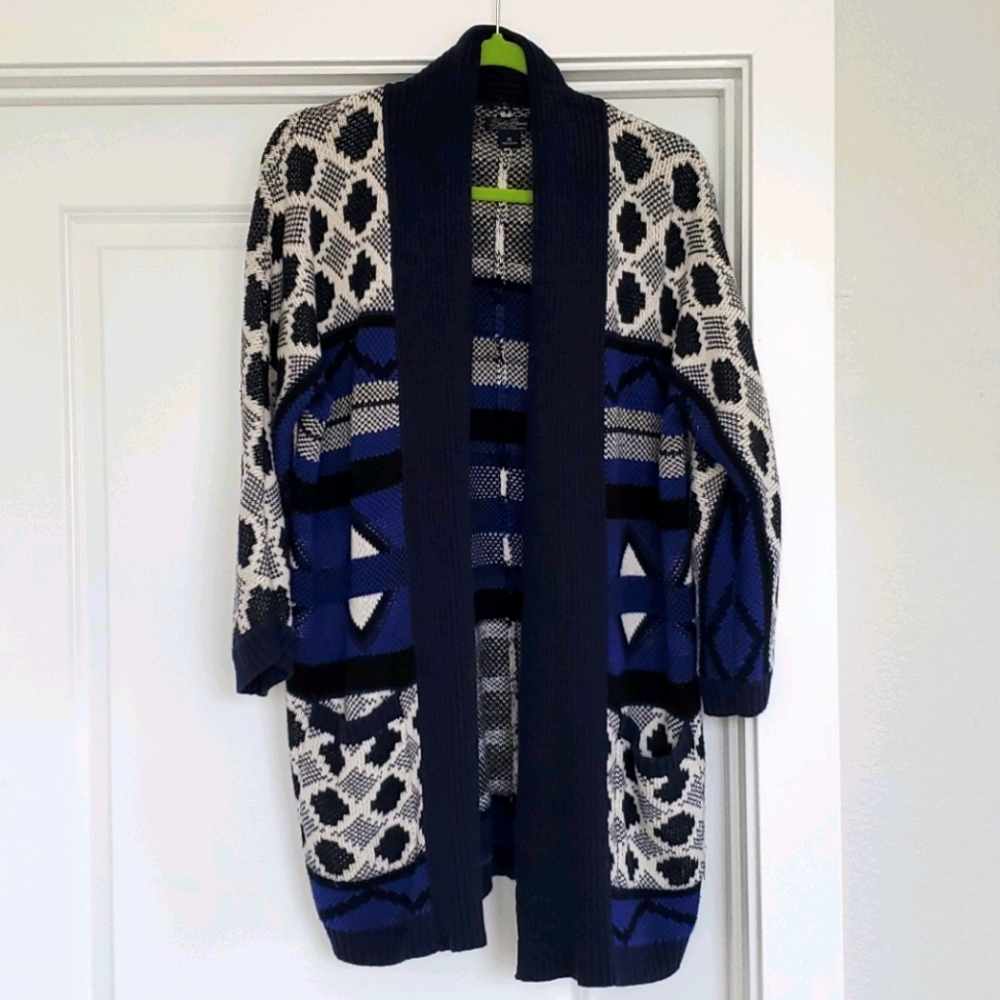 Lucky Brand Open Long Cardigan Sweater